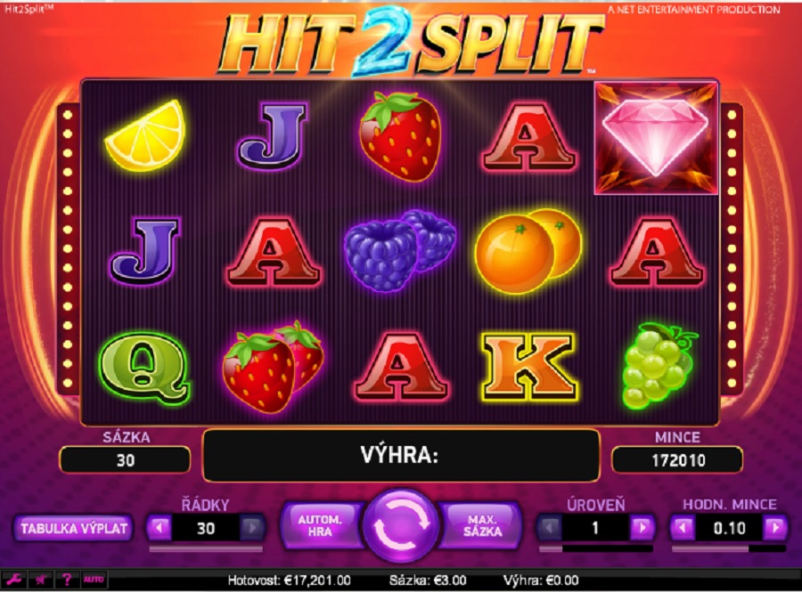 Automatové hry Hit 2 Split