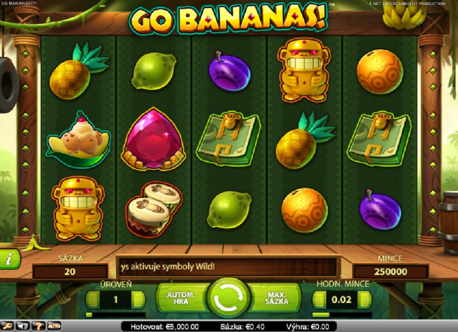 Automaty hry Go Bananas