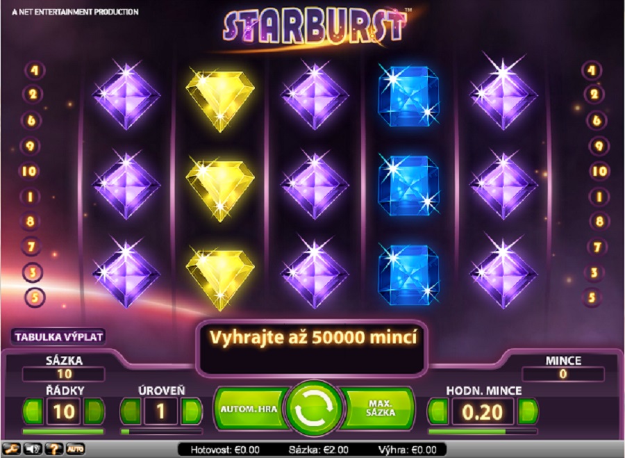 Hrací automaty Starburst
