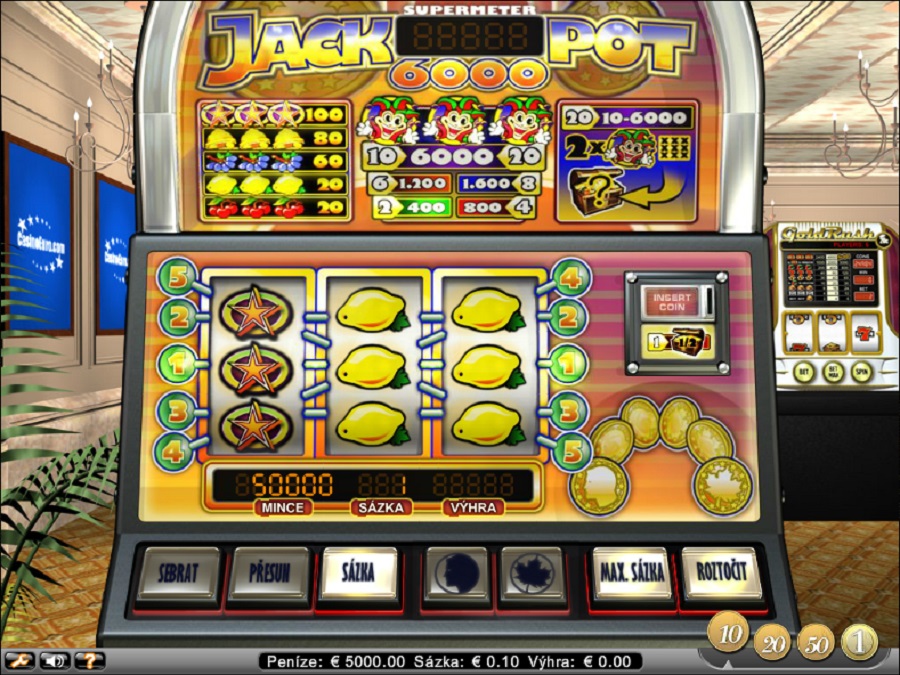 Online hrací automat Jackpot 6000