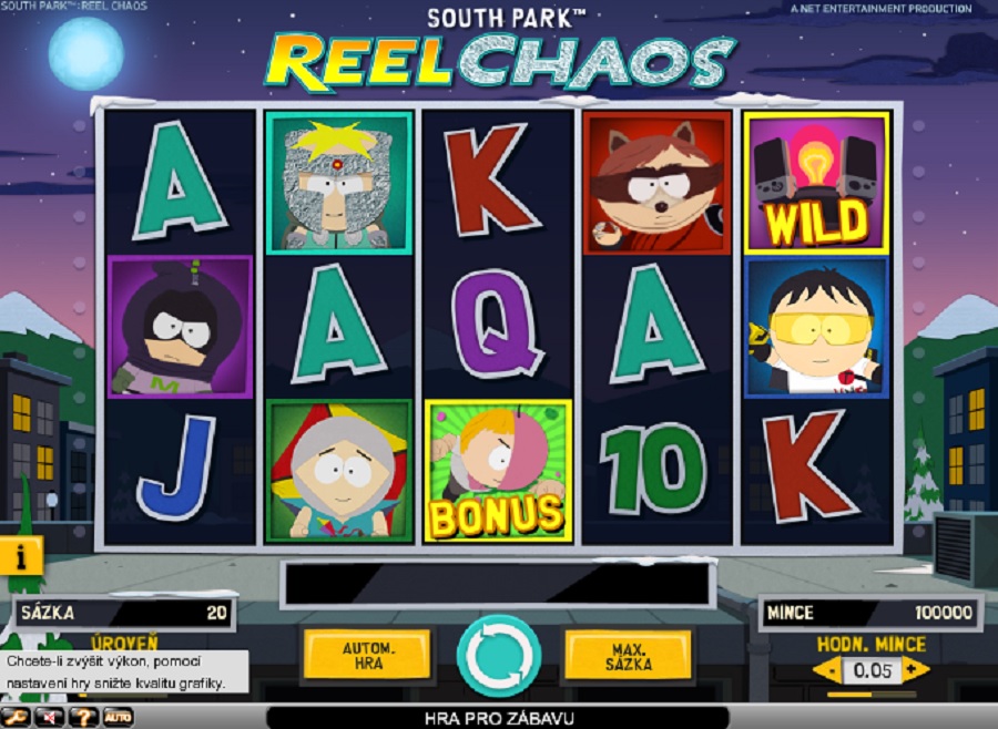Výherné automaty South Park Reel Chaos
