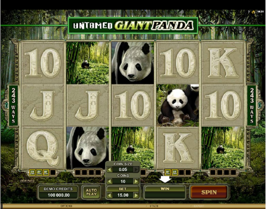 Hracie Automaty Giant Panda