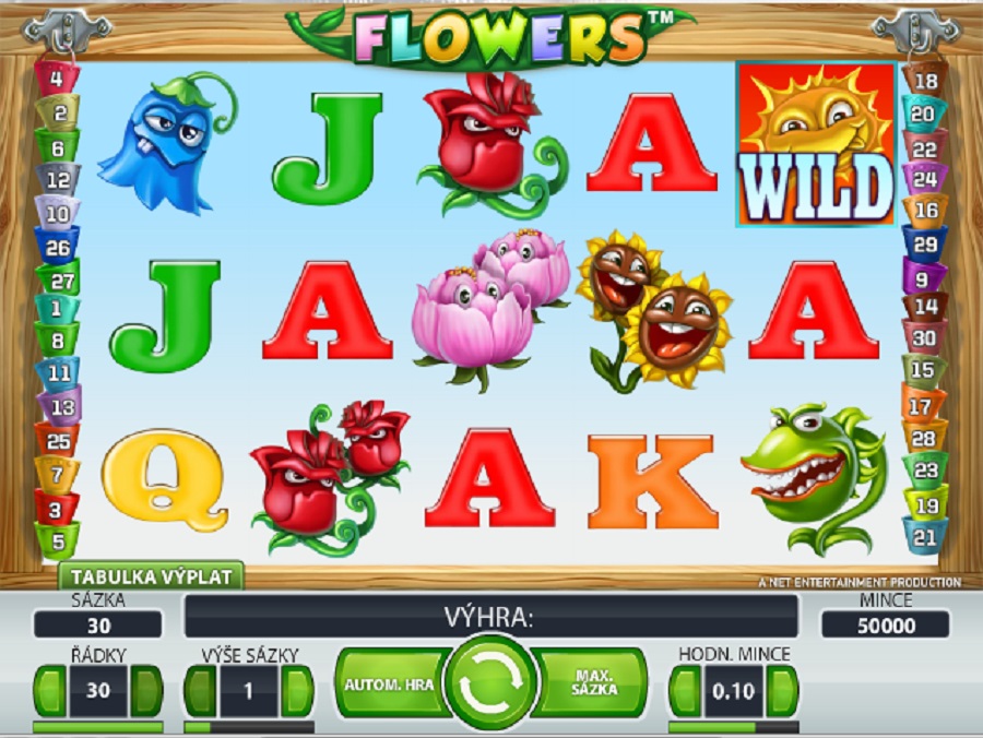 Kasino automaty hry Flowers