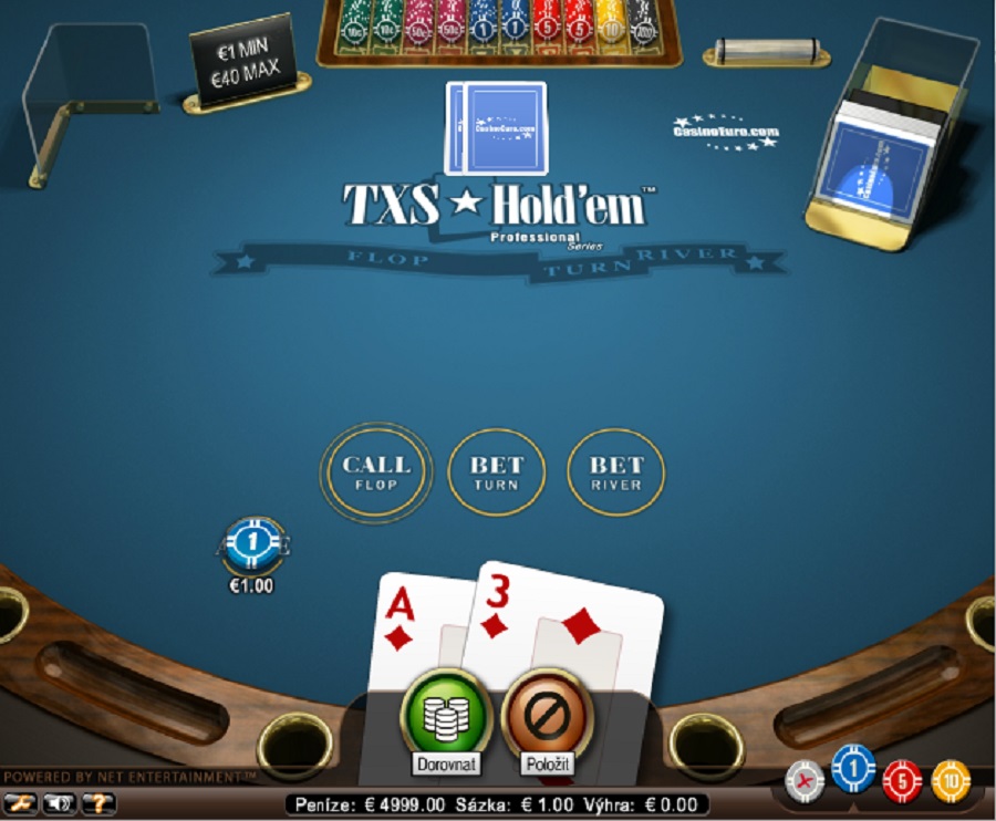Texas Holdem poker zdarma