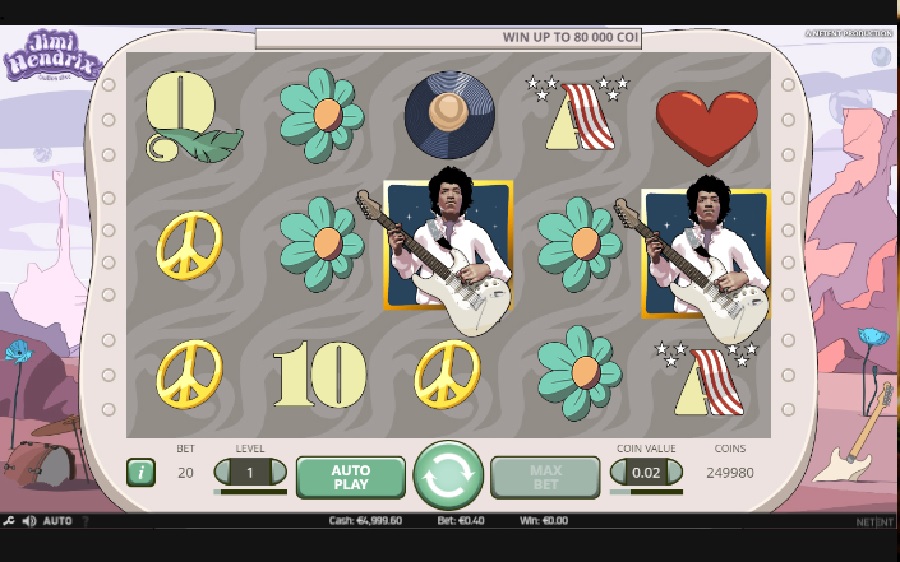 Hrací automaty Jimi Hendrix
