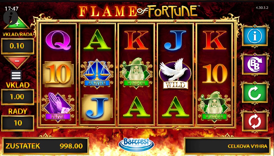 Výherný automat Flame of Fortune