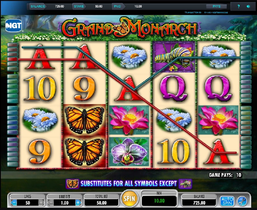 Grand Monarch hrací automat