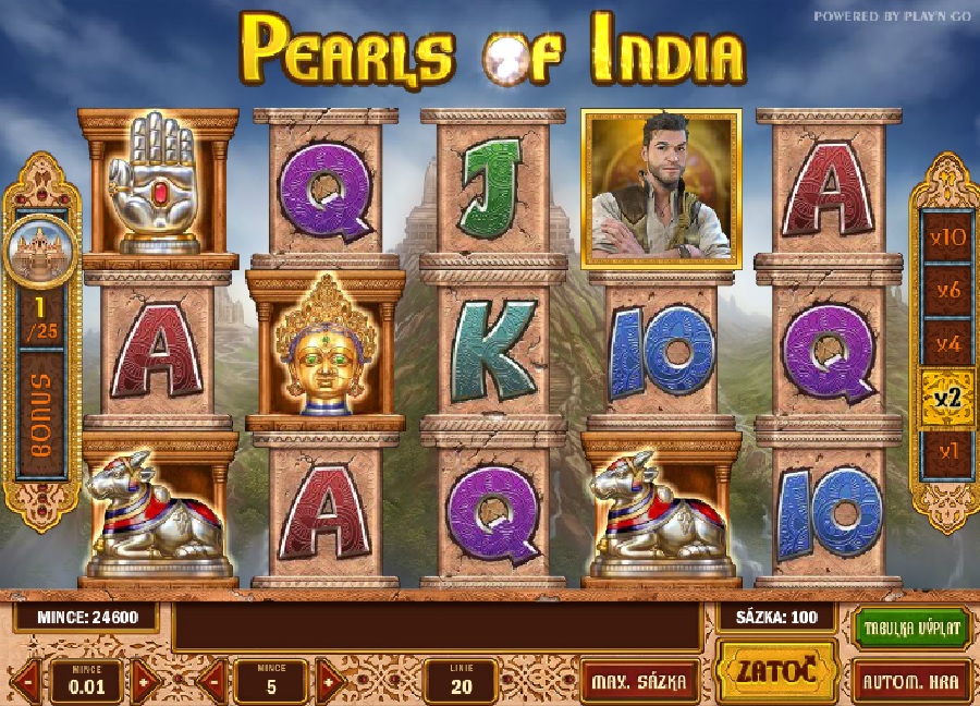 Výherné automaty Pearls of India