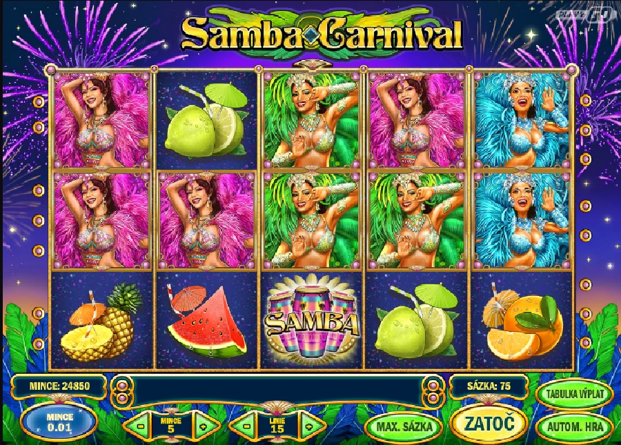 Výherné automaty Samba Carnival