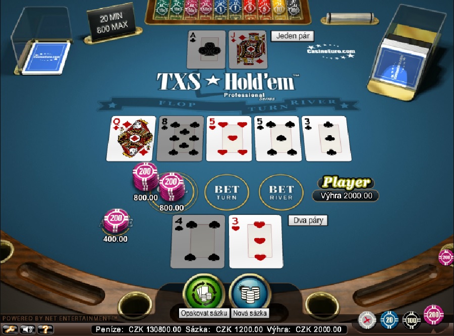 Video automaty Texas Holdem Poker