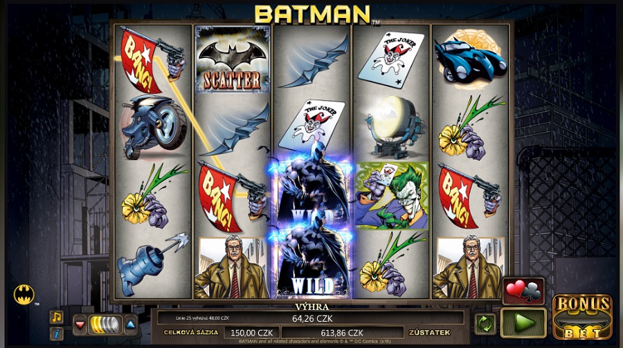 Online výherní automat Batman