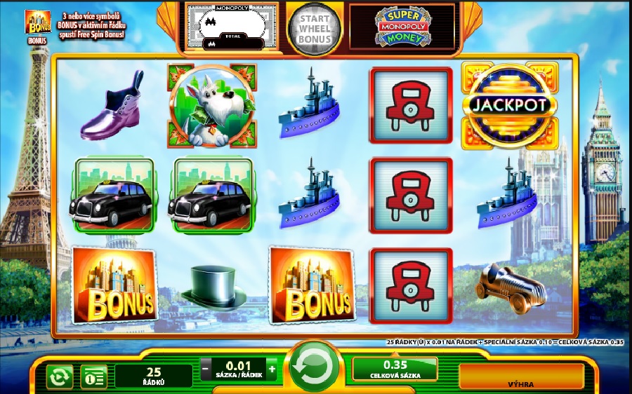 Super Monopoly Money automaty zdarma