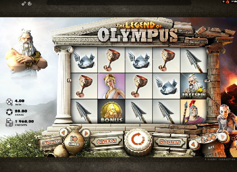 RabcatS No Download Legend Of Olympus Slots