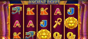 Ancient Egypt casino slot inspired with the popular casino games