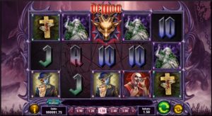 Hrací automat Demon  je vzrušující a poutavá a hra